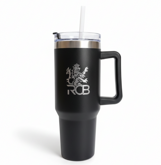 RCB Black Handled Insulated Tumbler