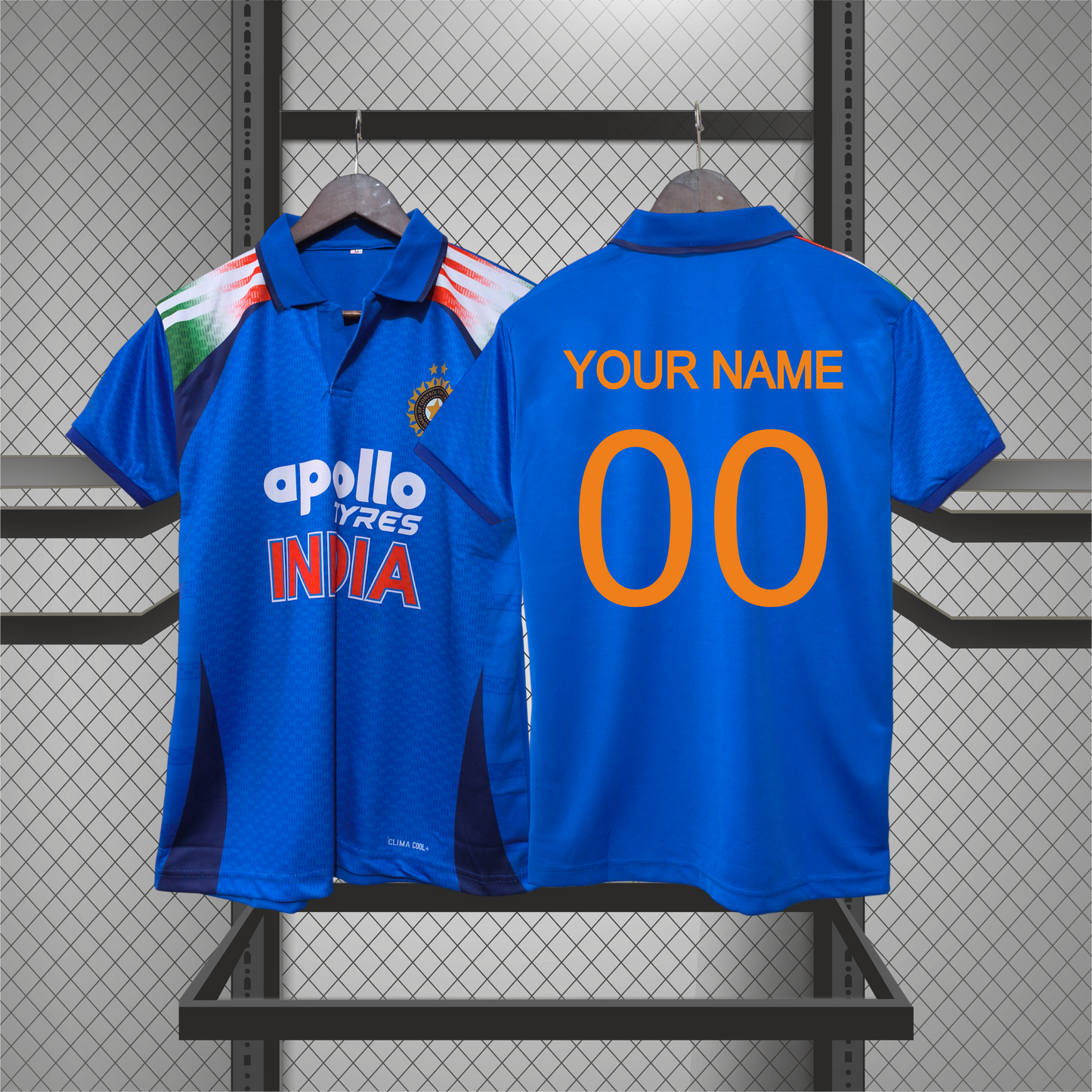 Team India Customized Cricket Jersey Half Sleeve – 2025 Fan Edition