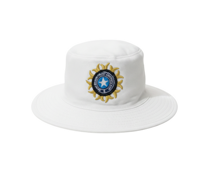 Classic white  Umpire Hat with Embroidered Emblem