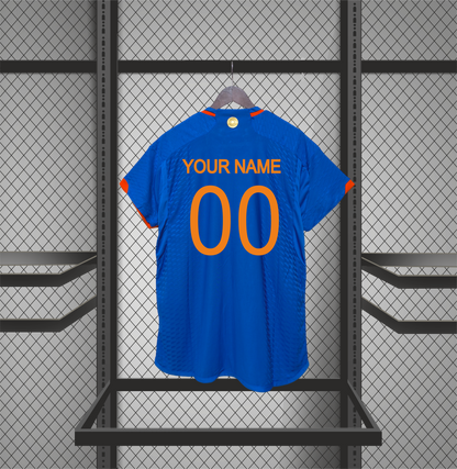 Customised India blue colour Jersey 2023 plyer edition