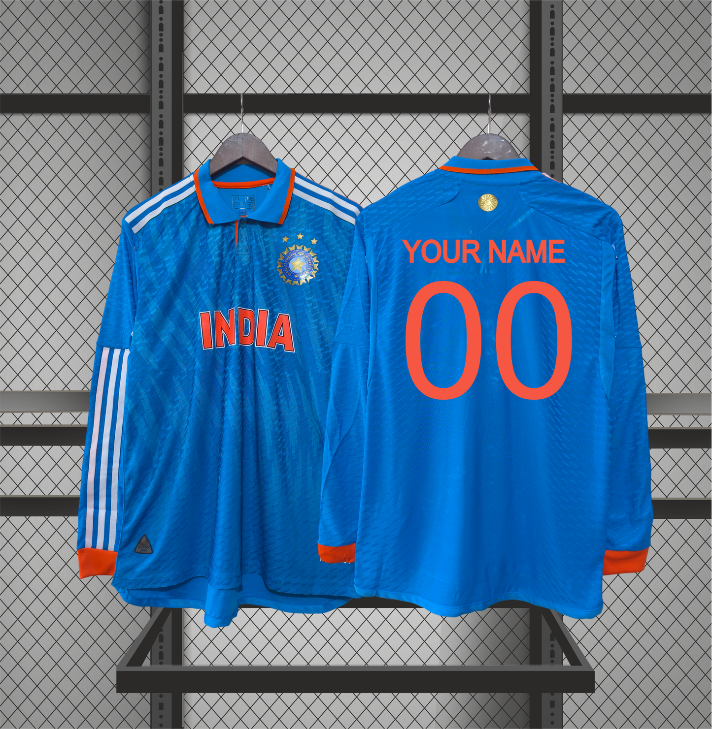 🇮🇳 ODI FULL SLEEVE TEAM INDIA CRICKET JERSEY