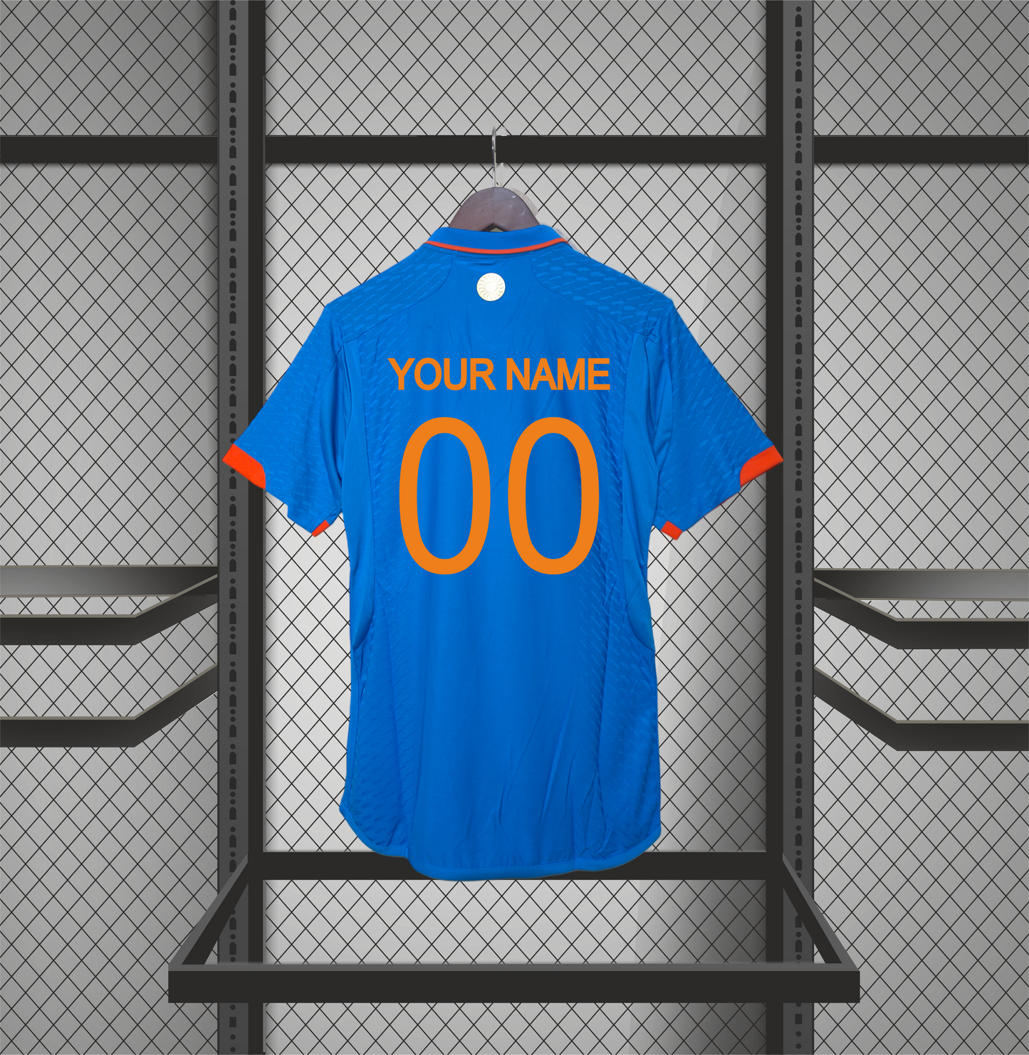Personalized Indian Cricket Team New Worldcup Jersey 2023 - Player Edition