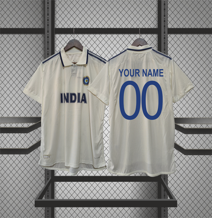 Customized  INDIA TEST CRICKET JERSEY – PREMIUM EDITION