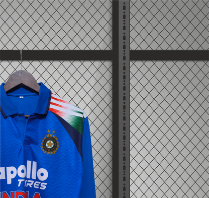 Customized Indian Cricket Jersey – Premium Long-Sleeve Edition