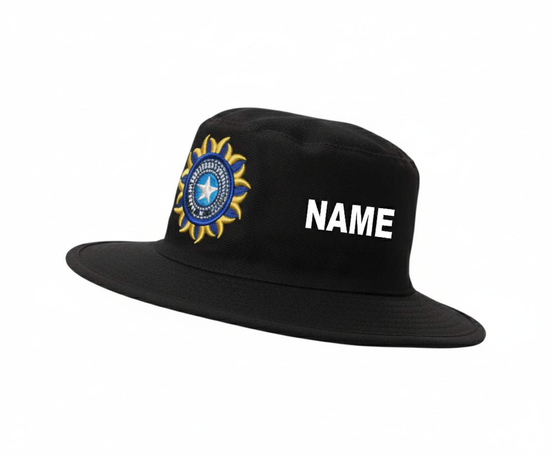 Custom Personalized Indian Cricket Umpire Sun Hats