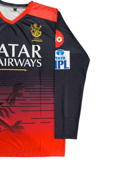 RCB 2023 Fan Edition Jersey (Full Sleeve Custom)