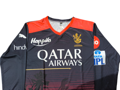 RCB 2023 Fan Edition Jersey (Full Sleeve Custom)