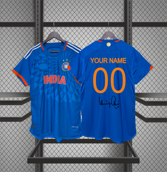 🇮🇳 Indian Cricket Team &nbsp;Jersey – Customized And Signature Edition