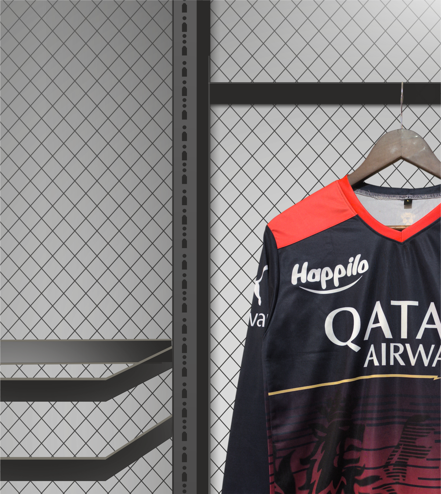 RCB 2023 Fan Edition Jersey (Full Sleeve Custom)