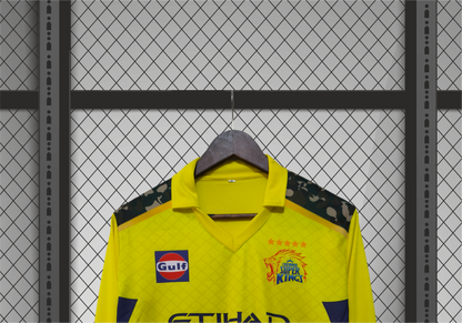 CSK Jerseys Half Sleeve And  Full Sleeve Fan Jersey