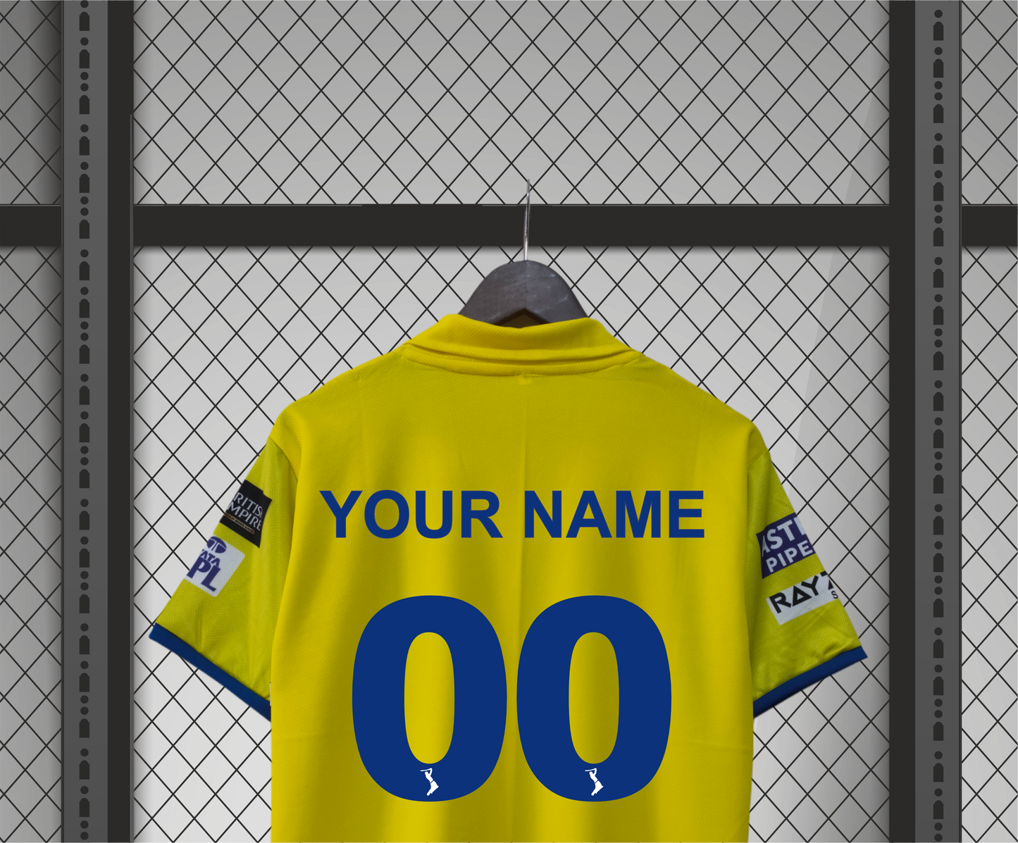 Customized CSK Jerseys Half Sleeve Fan Jersey