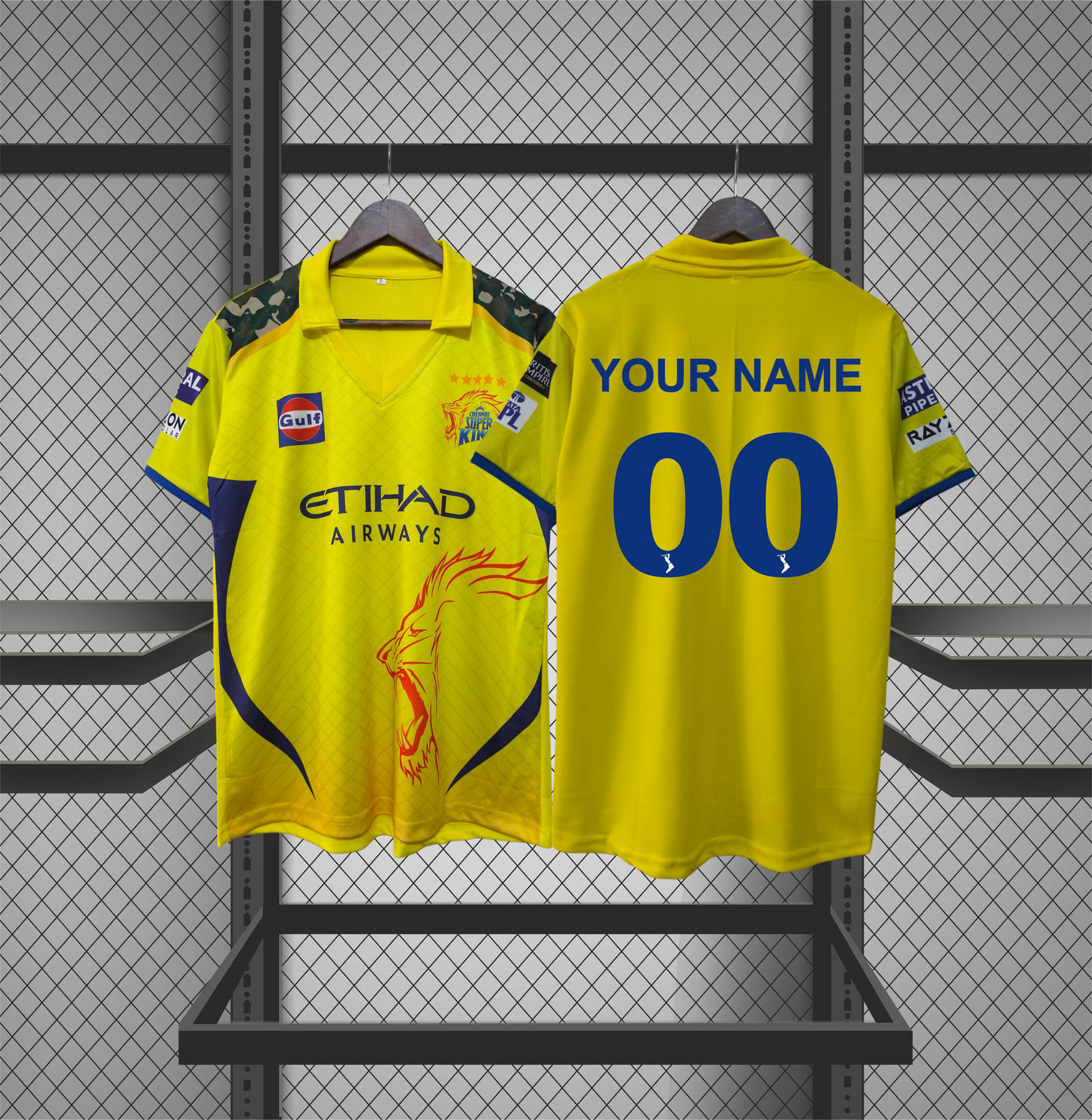 Customized CSK Jerseys Half Sleeve Fan Jersey