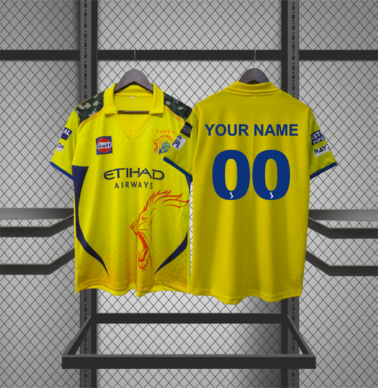 Customized CSK Jerseys Half Sleeve Fan Jersey