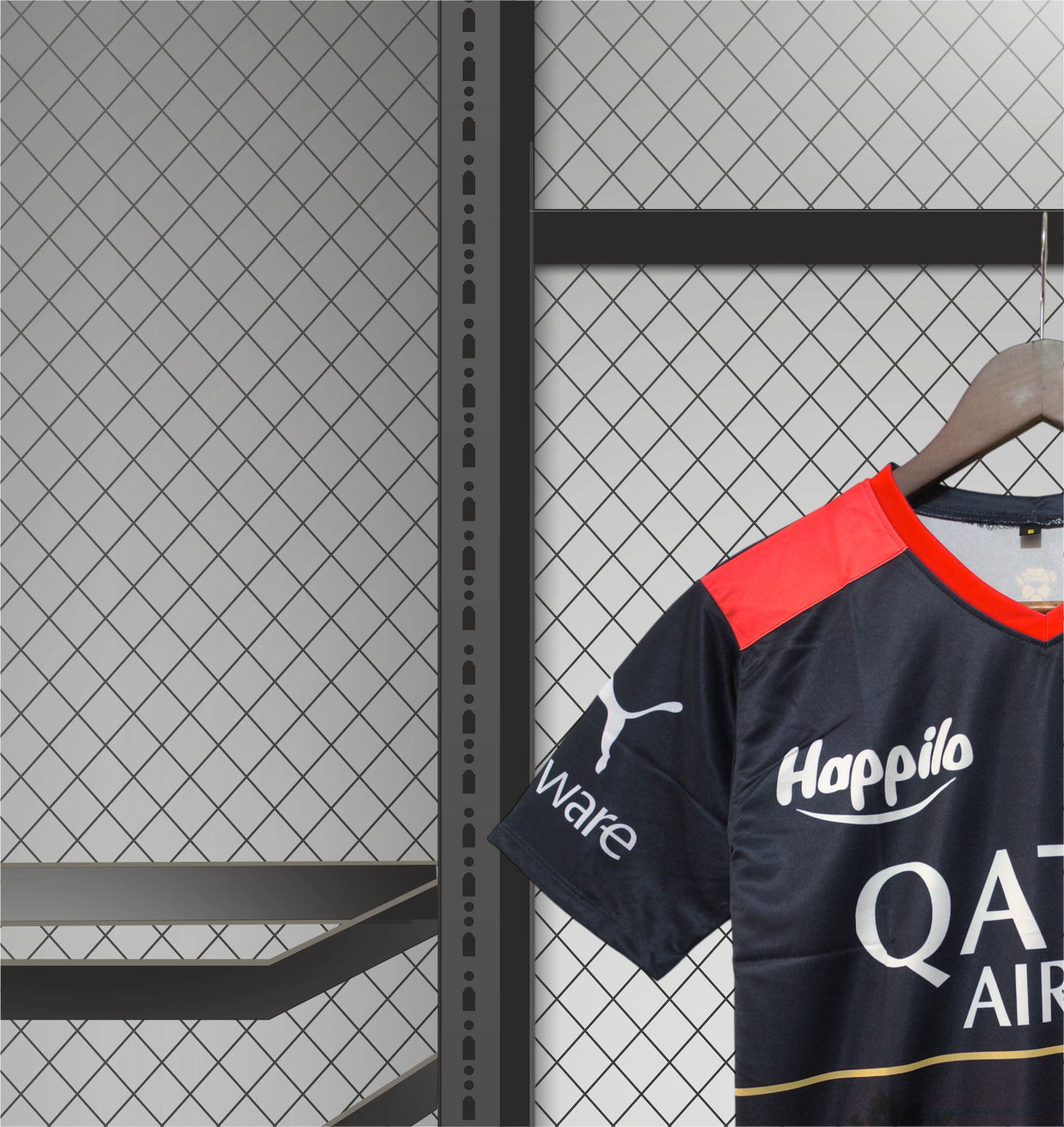 RCB 2023 Fan Edition Half Sleeve Jersey (Customized)