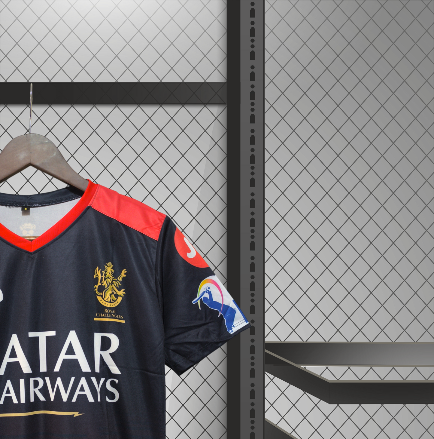 RCB 2023 Fan Edition Half Sleeve Jersey (Customized)