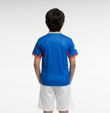 Official-Inspired Team India Kids Fan Jersey 2026 (Customizable)